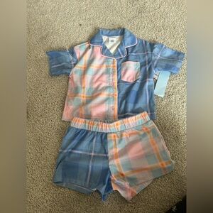 Art Class XS Plaid PJ Set NWT